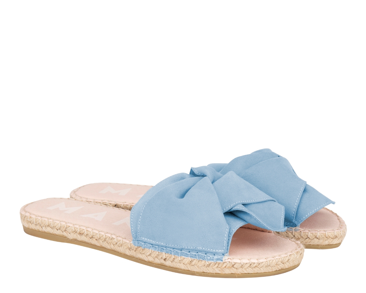 Picture of MANEBI sandals with knot placid blue soft, hamptons